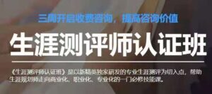 生涯测评师认证班_拾壹资源网