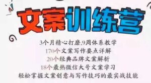 龙小天文案训练营第二期_拾壹资源网