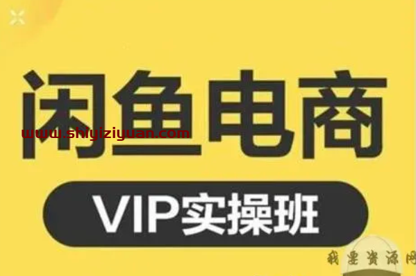 图片[1]_鱼客·闲鱼电商零基础入门到进阶VIP实战课程，帮助你掌握闲鱼电商所需的各项技能