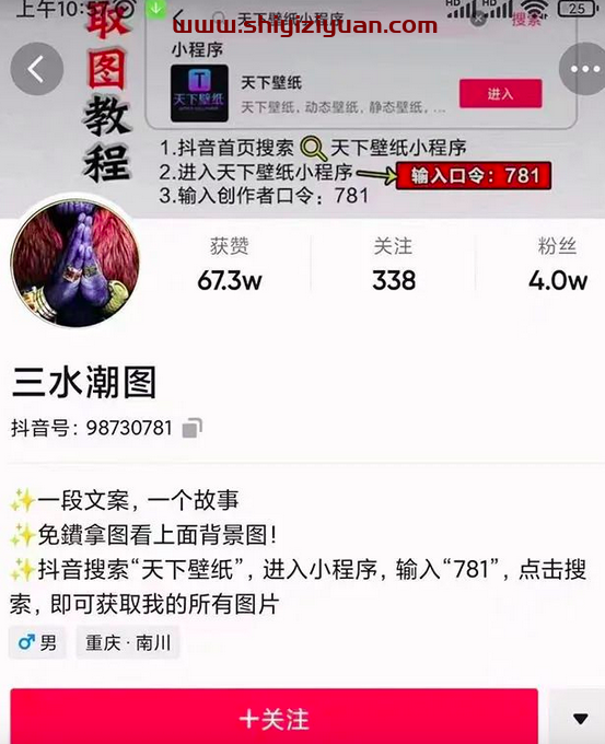 国潮壁纸变现项目,新手可操作日赚200+【素材+软件+教程】_拾壹资源网