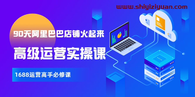 【90天阿里巴巴店铺火起来】全套高级运营课 1688运营高手必修课_拾壹资源网