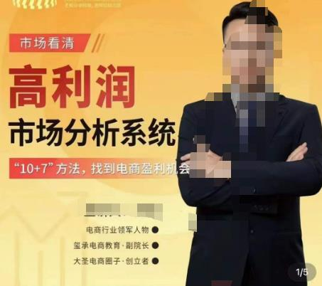 大圣电商市场看清·高利润市场分析系统-10+7找到电商盈利机会_拾壹资源网