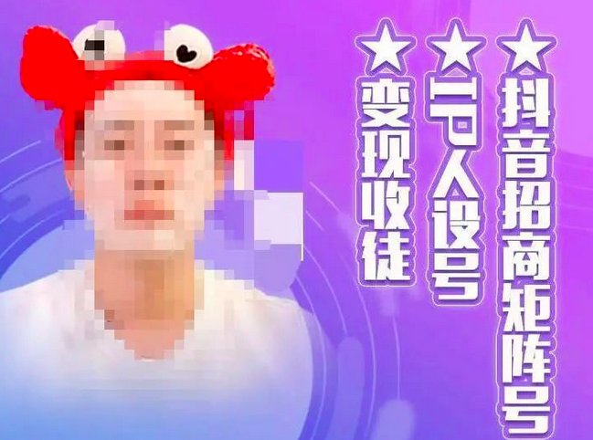 抖音招商矩阵号+IP人设号+变现收徒,教你如何做抖音,通过抖音如何变现_拾壹资源网