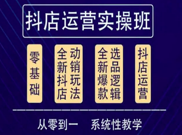 他创传媒·抖音小店系统运营实操课,从零到一系统性教学,抖店日出千单保姆级讲解_拾壹资源网