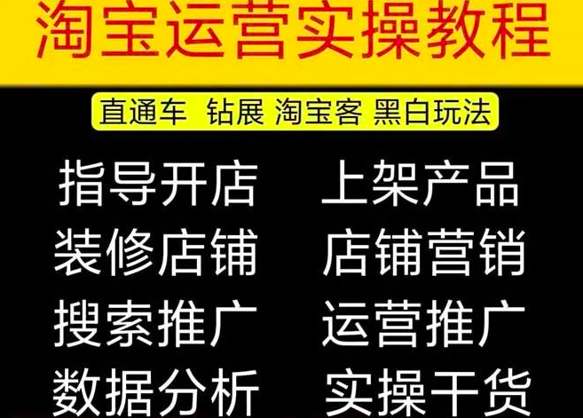 2023淘宝开店教程0基础到高级全套视频网店电商运营培训教学课程(2月更新)_拾壹资源网