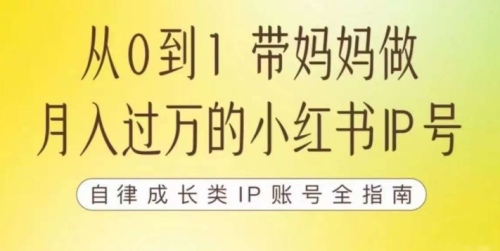 100天小红书训练营【7期】,带你做自媒体博主,每月多赚四位数,自律成长IP账号全指南_拾壹资源网