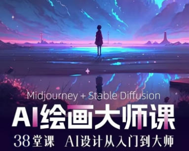 AI进化社2023年MJ&Stable diffusion绘画课_拾壹资源网