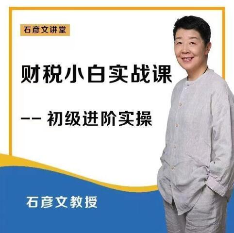 图片[1]_财稅小白实战课 财务 会计实操课【石彦文讲财税】_石彦文讲财税