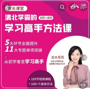 北大花花-学习高手方法课（初阶+进阶）139节课_拾壹资源网