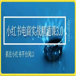 小红书电商实战精通课3.0,抓住小红书平台的风口,不错过有一个赚钱的机会_拾壹资源网