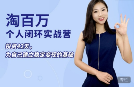 淘百万:42天个人闭环实战营，为个人ip打造稳定变现基础_拾壹资源网