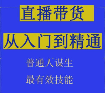 2024抖音直播带货直播间拆解抖运营从入门到精通,普通人谋生最有效技能_拾壹资源网
