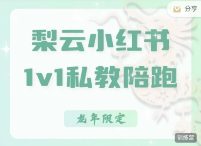梨云-第7期|小红书私教,小红书90天涨粉18w,变现10w+_拾壹资源网