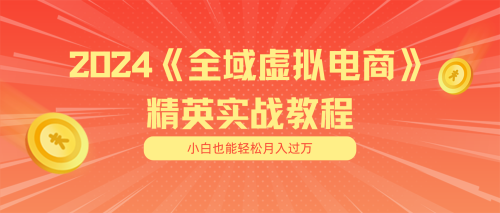 月入五位数 干就完了 适合小白的全域虚拟电商项目（无水印教程+交付手册）_拾壹资源网