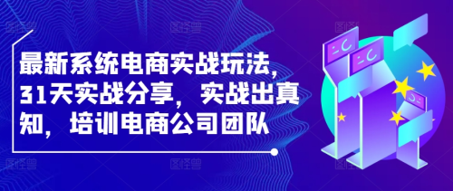 最新系统电商实战玩法，31天实战分享，实战出真知，培训电商公司团队_拾壹资源网