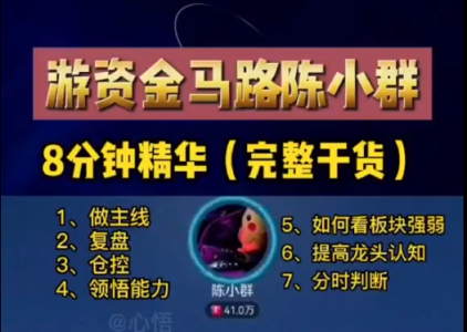 游资金马路陈小群淘股吧心跳r视频+笔记+交割单_拾壹资源网