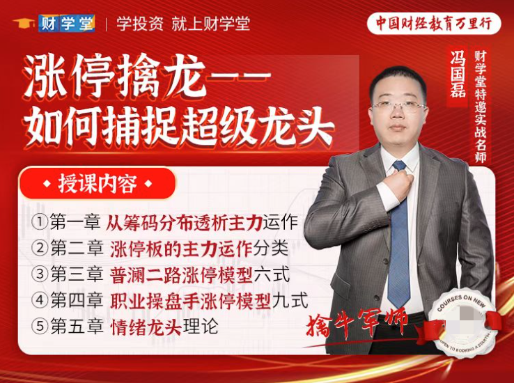 图片[1]_【冯国磊】《涨停擒龙－－如何捕捉超级龙头股》系统课