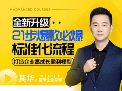 21步爆款必爆标准化流程，全新升级，打造企业高成长盈利模型_拾壹资源网