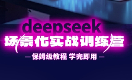一舟老师·DeepSeek场景化实战训练营,保姆级教程,学完即用,手把手教你用DeepSeek提升效率_拾壹资源网