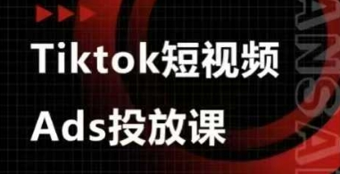 万三Ads视频投放课,tiktok短视频广告投放课_拾壹资源网