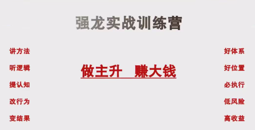 中和应泰陆老师强龙班 强龙实战训练营股票课程_拾壹资源网