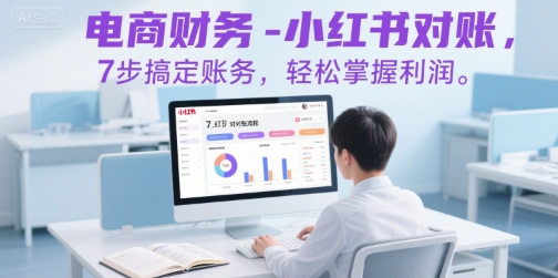 图片[1]_电商财务-小红书对账，7步搞定账务，轻松掌握利润