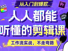 百万剪辑狮人人都能听懂的剪辑思维课_拾壹资源网