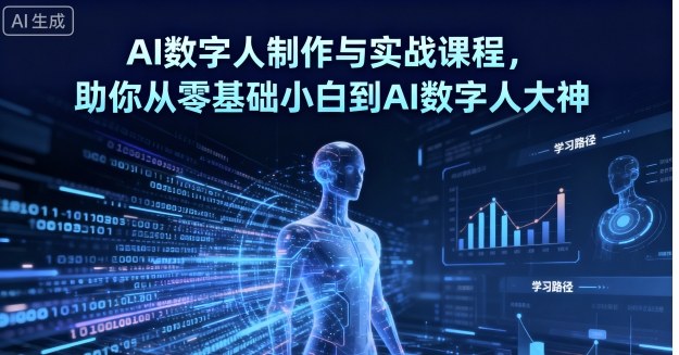 图片[1]_AI数字人制作与实战课程，助你从零基础小白到AI数字人大神