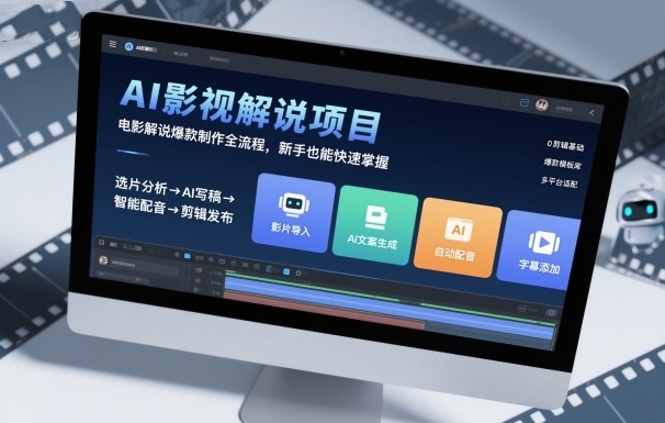 图片[1]_AI影视解说项目，电影解说爆款制作全流程，新手也能快速掌握