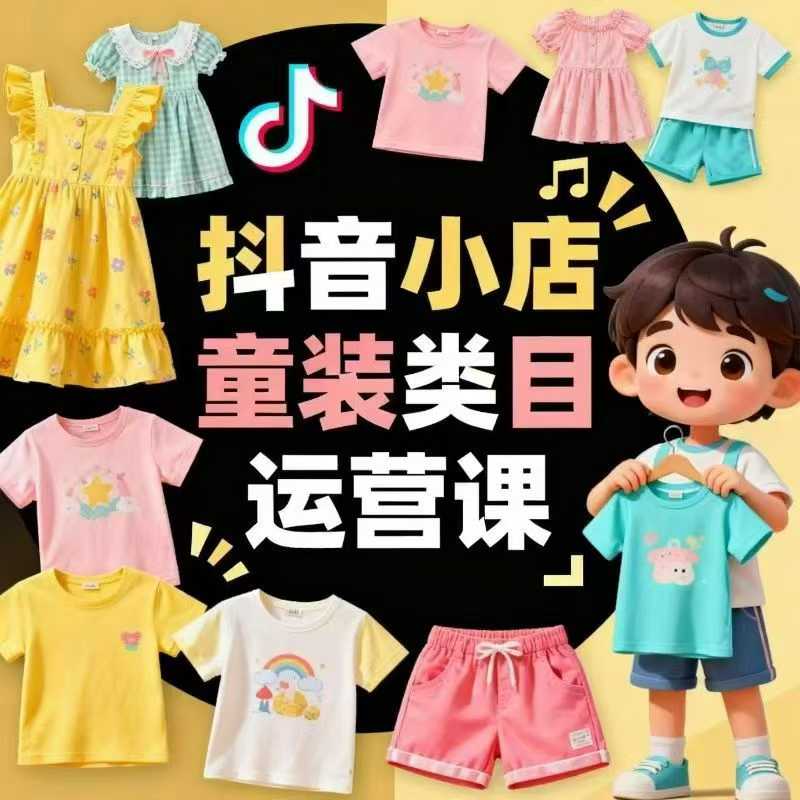 图片[1]_抖音小店童装类目运营课 2025年9月新课抖音小店入门实操课