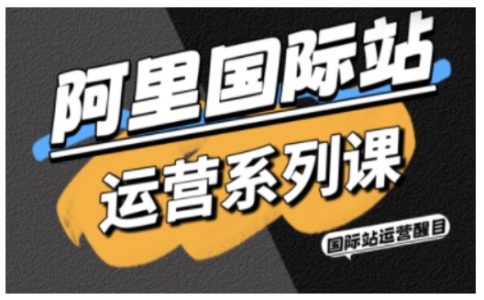 醒目老师·阿里国际站运营系列课，涵盖精准引流、直通车与全站推实战SOP，搭配AI效率工具包与高阶增长玩法_拾壹资源网