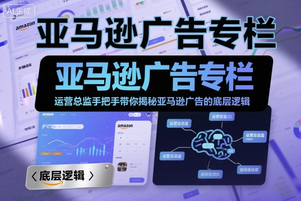 图片[1]_亚马逊广告专栏：运营总监手把手带你揭秘亚马逊广告的底层逻辑