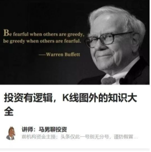马男聊投资-投资有逻辑，K线图外的知识大全_拾壹资源网