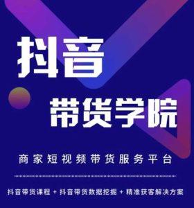少侠-短视频带货学院，抖音带货数据挖掘，精准获客解决方案_拾壹资源网