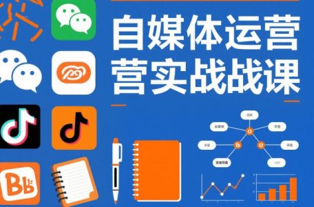 自媒体运营实战课，掌握一套系统的自媒体运营底层方法论，成为优秀的内容创作者_拾壹资源网