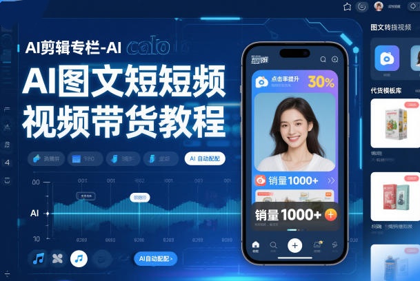 图片[1]_AI剪辑专栏-AI图文短视频带货教程