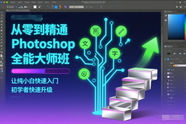 图片[1]_三叶老师-从零到精通Photoshop全能大师班，让纯小白快速入门，初学者快速升级
