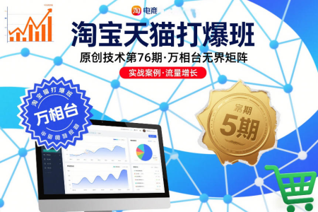 淘宝天猫打爆班原创技术第76期，万相台无界矩阵_拾壹资源网
