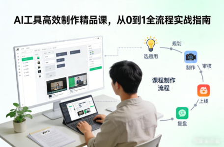 AI工具高效制作精品课，从0到1全流程实战指南_拾壹资源网