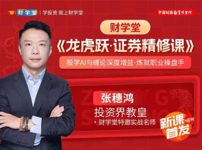 财学堂张穗鸿《龙虎跃·证券精修课》股学AI与缠论深度增益·炼就职业操盘手_拾壹资源网