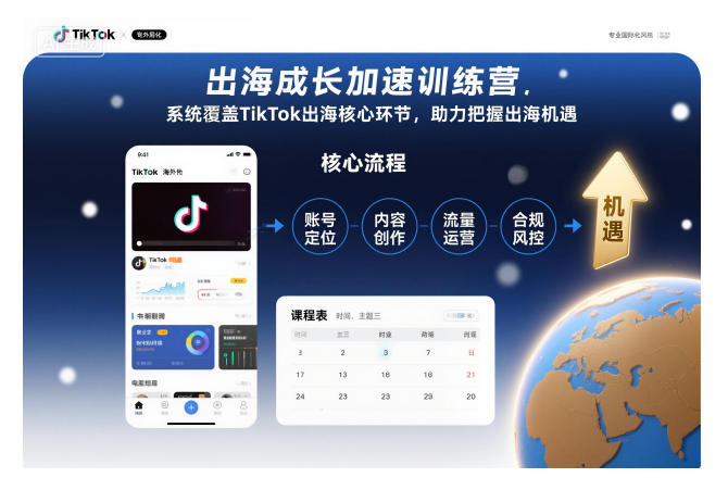 图片[1]_马克渡客出海成长加速训练营，系统覆盖TikTok出海核心环节，助力把握出海机遇（更新）