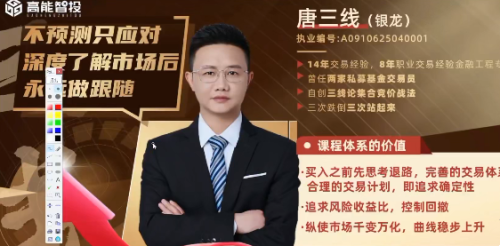 唐银龙(唐三线)三线论集合竞价实战复盘训练课_拾壹资源网