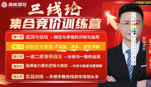 唐银龙(唐三线)三线论集合竞价训练营公开课_拾壹资源网