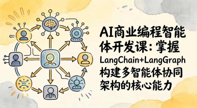 图片[1]_AI商业编程智能体开发课打造个人专属编程智能体：掌握LangChain+LangGraph构建多智能体协同架构的核心能力