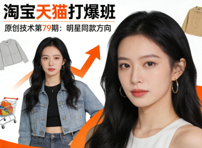 叮当会《淘宝天猫打爆班》原创技术第79期：明星同款方向_拾壹资源网