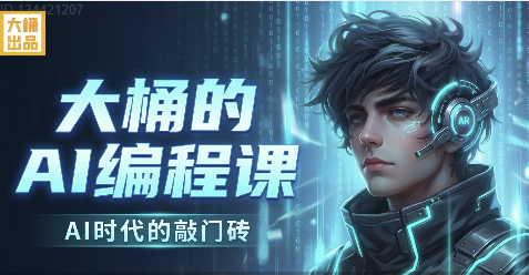 大桶的AI编程课 普通人借助ai快速完成程序、工具、网页等数字产品的搭建_拾壹资源网