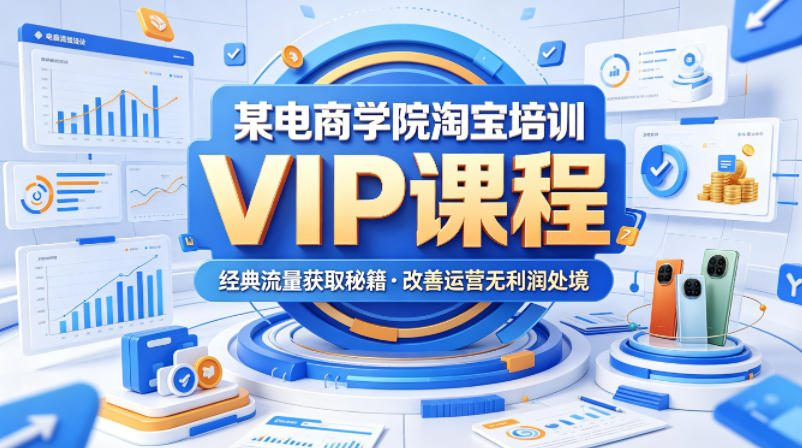 图片[1]_某电商学院淘宝培训VIP课程，各种经典有用的流量获取秘籍，改善运营产品没利润的处境（2026年5月）