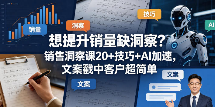 图片[1]_想提升销量缺洞察？销售洞察课20+技巧+AI加速，文案戳中客户超简单【原创双语字幕】