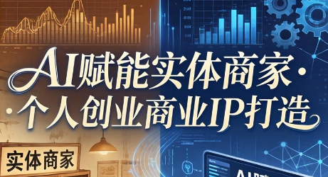 AI赋能实体商家·个人创业商业IP打造_拾壹资源网