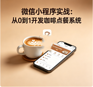 微信小程序实战：从0到1开发咖啡点餐系统_拾壹资源网